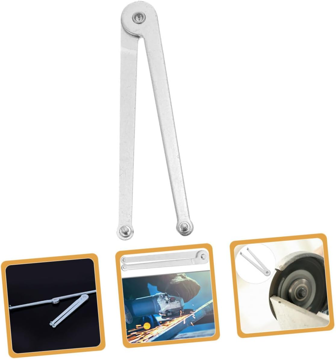 jojofuny 10pcs Adjustable Angle Spanner Wrench Heavy-duty Maintenance Tools for Angle Repair Versatile and Construction for Home and