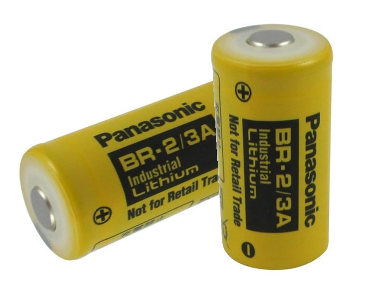 Compatible with Panasonic BR-2/3A Industrial Lithium 3Volt Battery (2 Pc)
