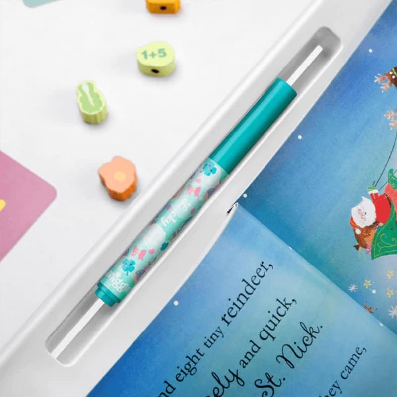 Vista 5 de OATSBASF Soporte de lectura de libros, soporte de libros ajustable en altura con clip para libros, soporte para libros para leer manos libres