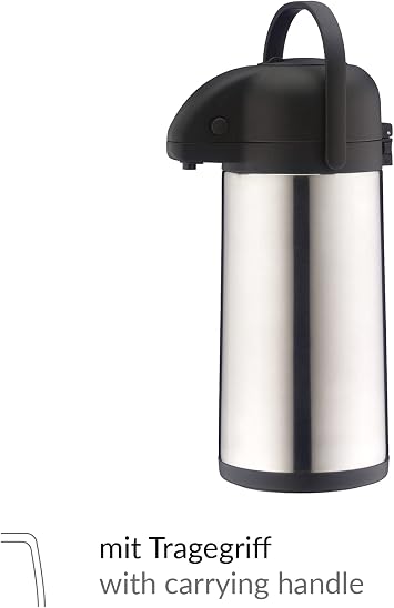 ALFI Drink Dispenser, Stainless Steel, Silver/Black, 2.5 l