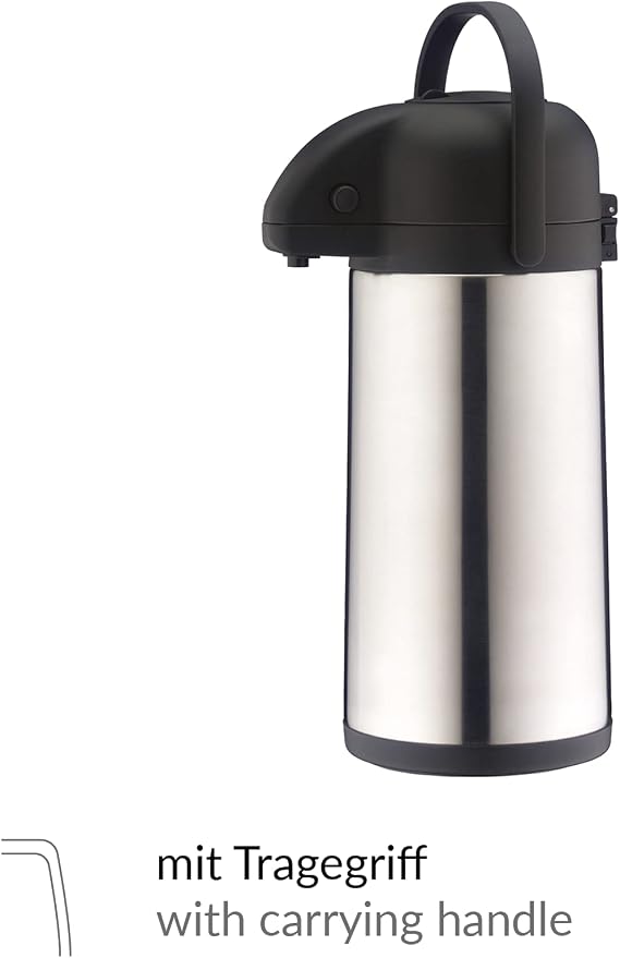 ALFI Drink Dispenser, Stainless Steel, Silver/Black, 2.5 l