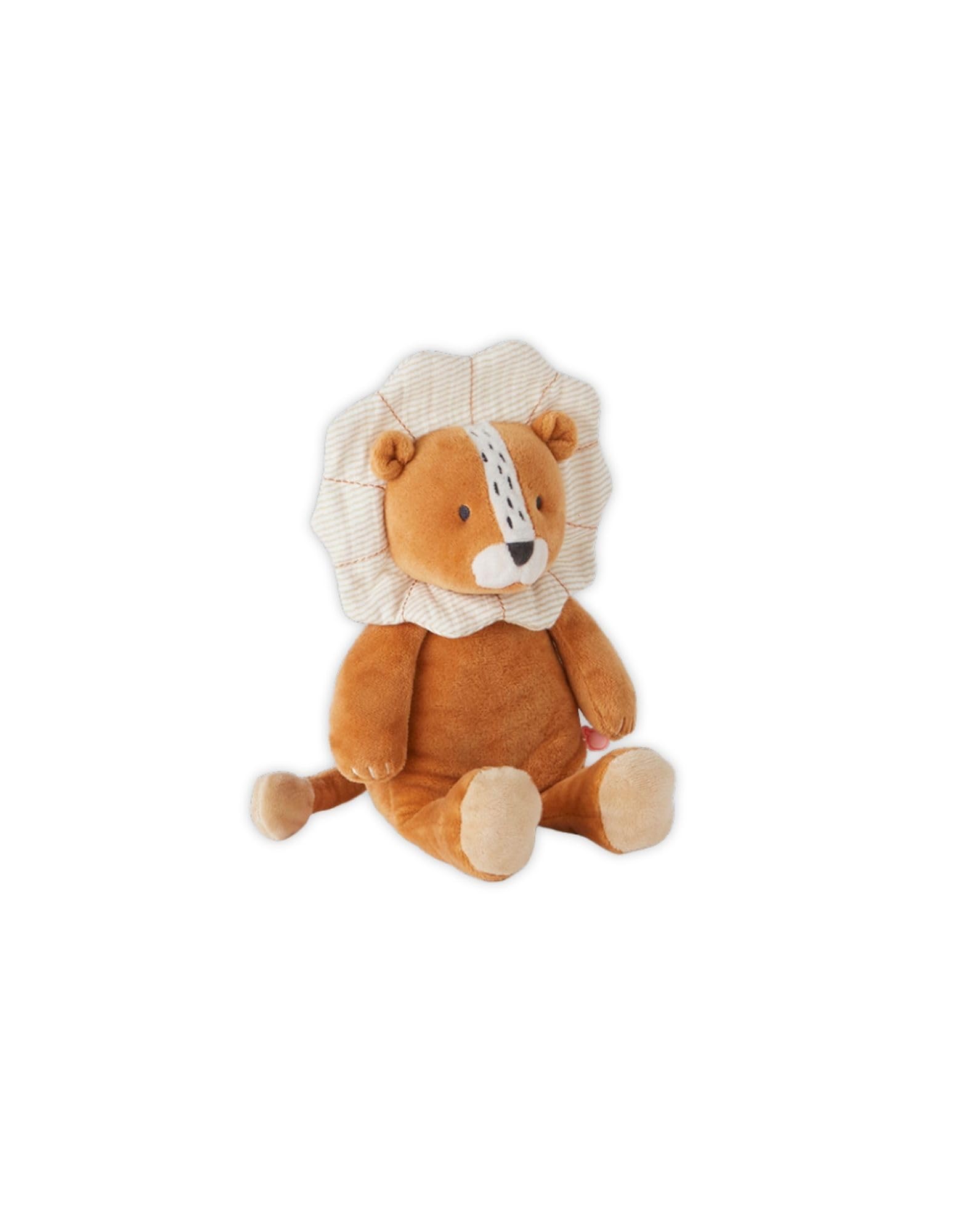 Noukie's - Doudou Enfant - Petite Peluche Babou - Doudou Coton Bio - Taille Adaptée aux Enfants (25 cm), Marron