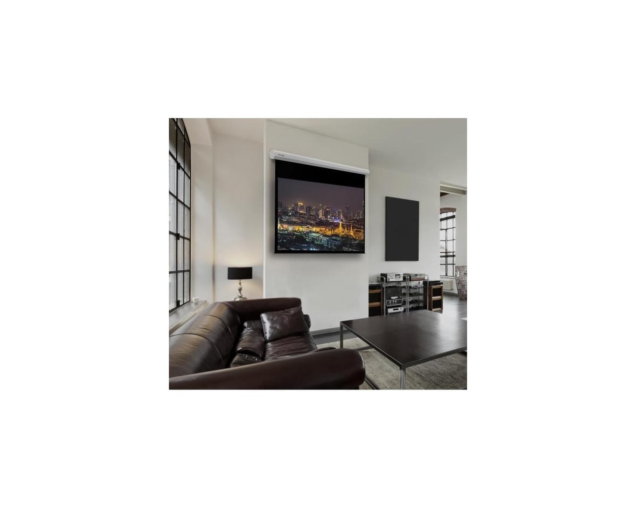 Écran projecteur motorisé Instaal Insmot (135 Pouces), 300 x 168 cm, Format 16:9, Toile électrique 3 mètres, Toile de Projection Home Cinéma 3 m – bâche projecteur Moteur 300 cm 3 m Full HD 4K