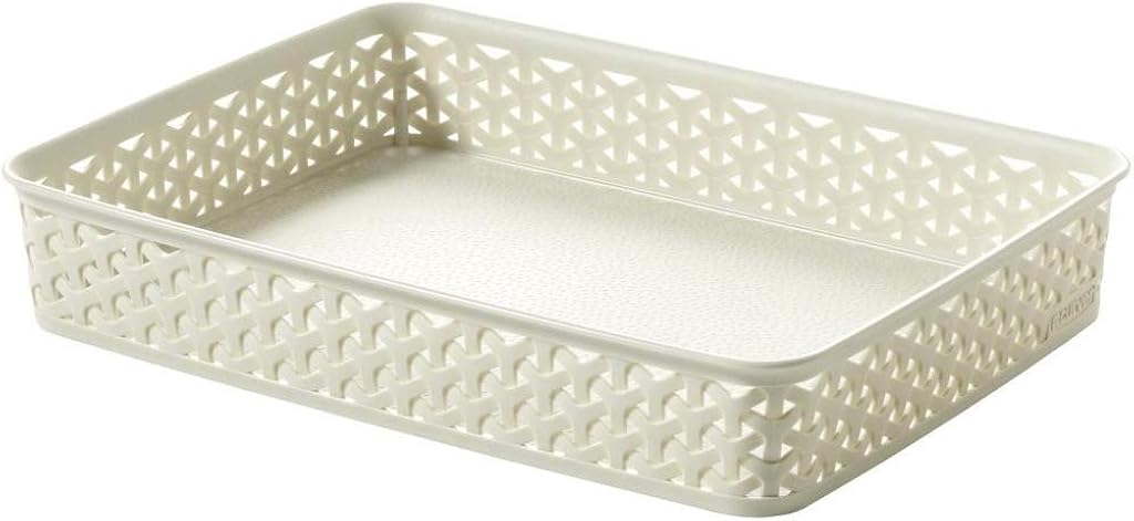 Rattan A4 Tray (Grey), 36 x 26 x 6cm - Image 3