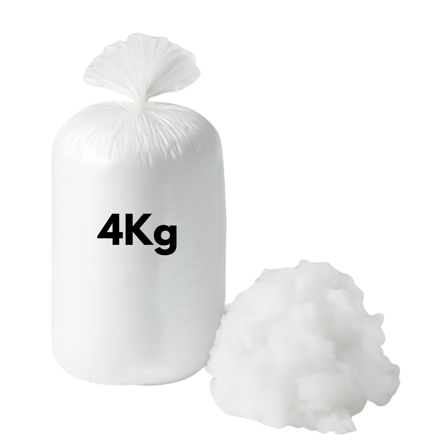 Bedding Home Bounce Back Hollow Fibre Stuffing for Crochet | Polyester Bean Bag Filling Stuff 4kg | Washable White Fluff Sofa Bean Bag Stuffing for Crafts Cushion Bed Pillow Filling (4KG) โ image 1