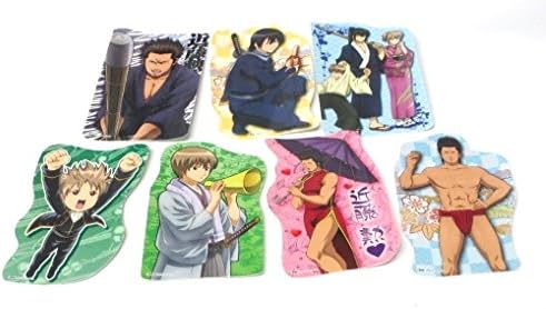 Amazon Co Jp 銀魂 ステッカー 沖田総悟 土方十四郎 山崎退 近藤勲 7枚 ホビー 通販