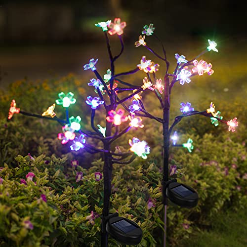 Product Image of the Jack & Rose 2 Pack Solar Lights Outdoor Decorative Solar Landscape Path Lights Garden, Fairy Garden Lights