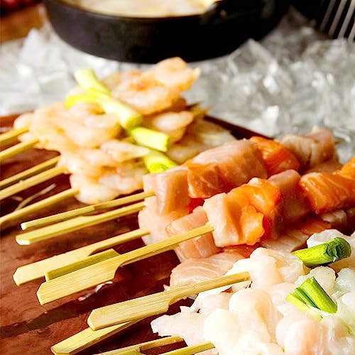 200 Pezzi Spiedini Legno, 18 cm Spiedini, Naturale...