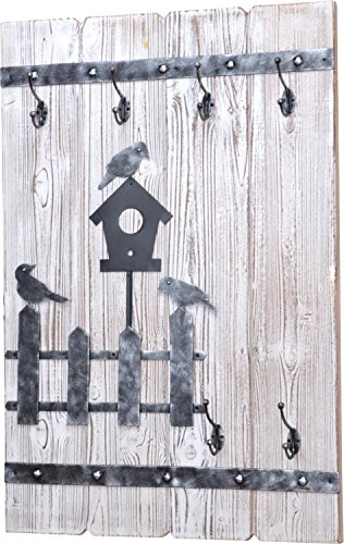 Preisvergleich Produktbild Wandgarderobe weiß