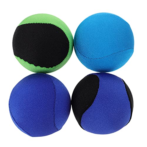 Kisangel 4pcs Vibrant Swimming Pool Balls Bouncing Aquatic Sports Balls for Endless Fun Random Style for Parties and Summer Activities