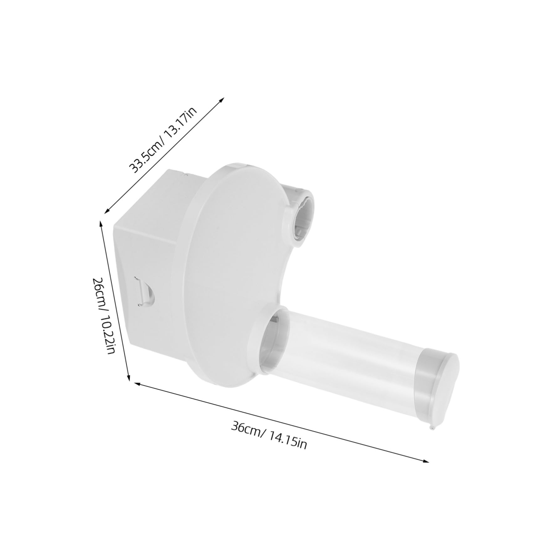 Vassoio Odontoiatrico 3 in 1 in Plastico Bianco per Clinica | Sistema Integrato con Portatovaglioli, Portabicchiere e Piano Porta Strumenti, per Postazione Odontoiatrica
