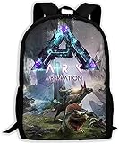 ARK: Survival Evolved Rucksack Tasche Mädchen Jungen Schultaschen Game Rucksäcke für Kinder Schule Schulranzen,Wasserdicht,Geschenk (06,16 Zoll Grundschule)