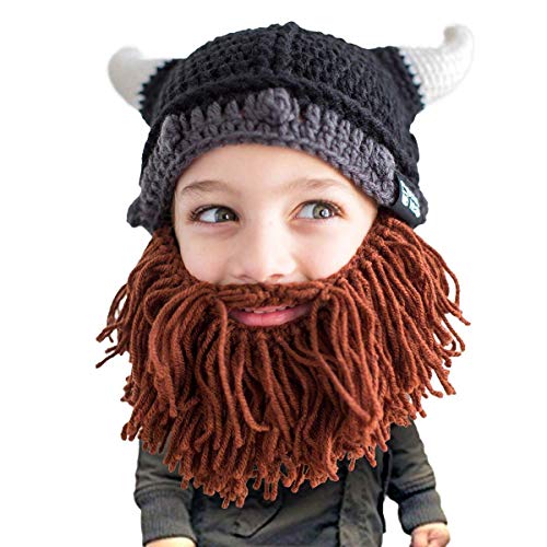 Beard-Head-Kid-Viking-Beard-Beanie-Horned-Hat-and-Fake-Beard-for-Kids-Toddlers