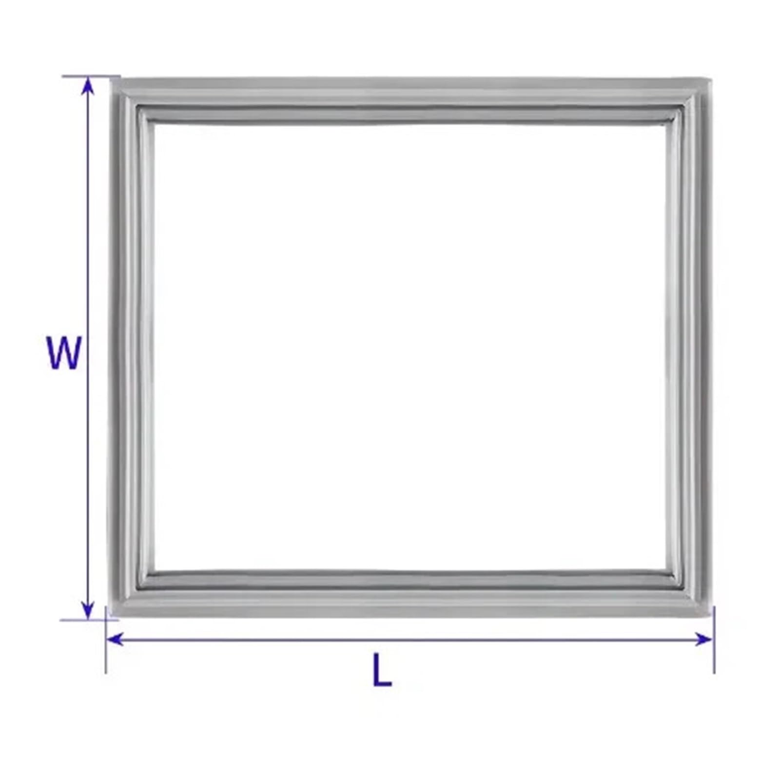 Tira de sellado magnética universal for refrigerador y congelador de 2 m