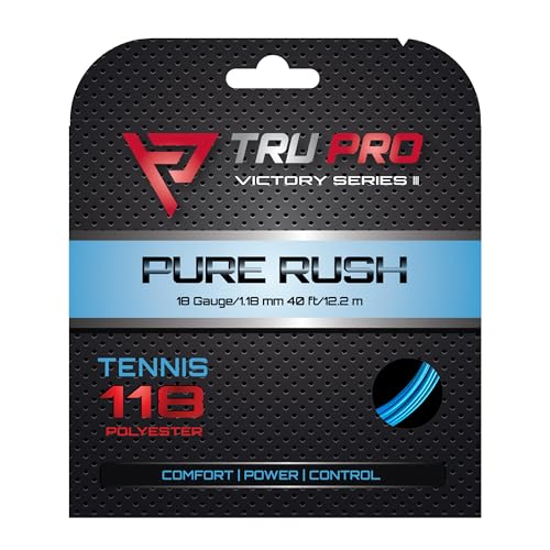 TRU PRO Pure Rush - Tennis String Set (Poly): Power, Control, Spin - Develped for the Competitve...