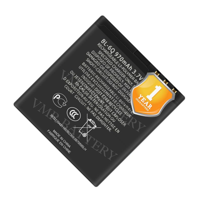 Image of Original BL-6Q Battery Compatible for Nokia 6700c | 6700 Classic | 7900 Classic - (970mAh) - 1 Year Warranty K7
