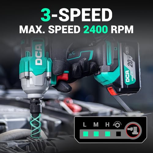 DCA Cordless Impact Wrench Kit