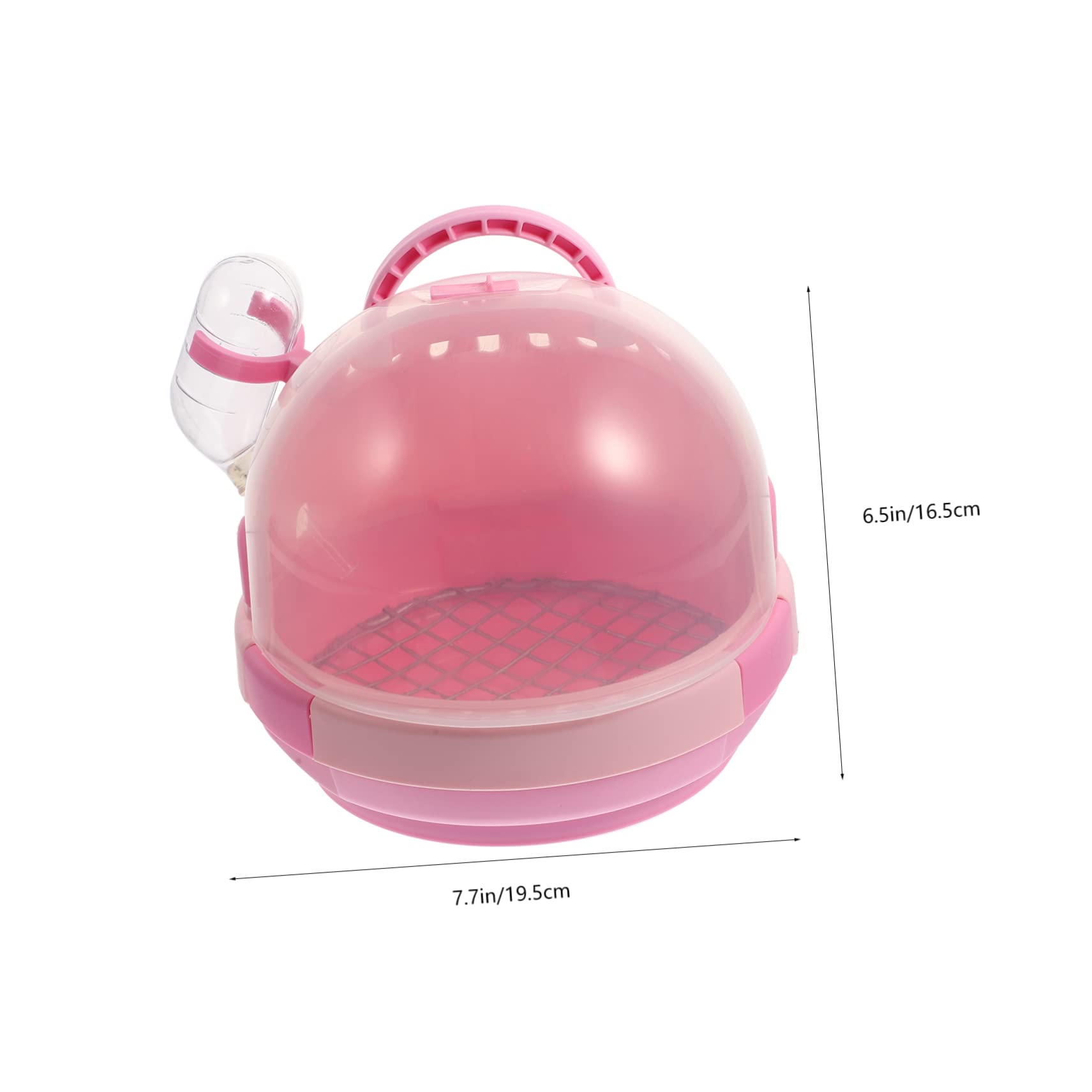 SUPVOX 1Set Portable Outdoor Bird Carrying Cage for Parrots and Birds Carrier with Space and Galvanized Mesh Pad for Pet Travel