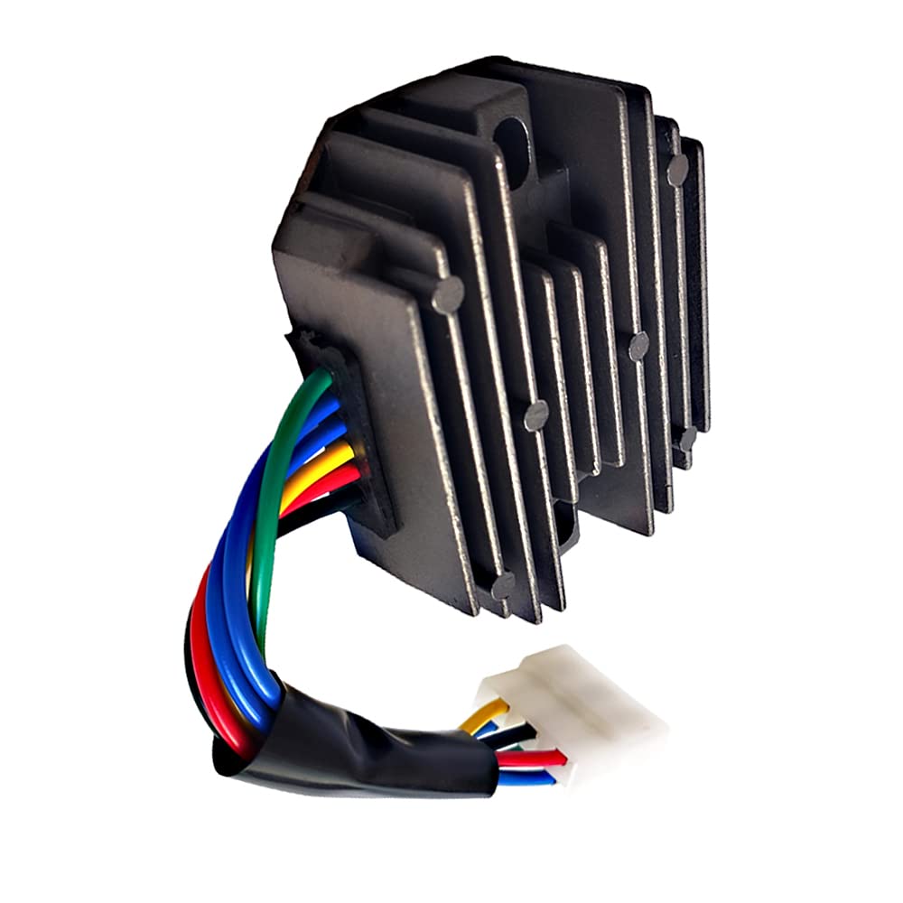 Baceyong 6 Pin Voltage Regulator Rectifier Compatible with Grassh-opper 718D 721D 721G John Deere Tractor 750 M802471 650 M802471 MIA881277 Kubota 821G RS 5101 RS5101 RS5155 - Image 3