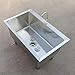 SGeneE Stainless Steel Floor Mop Sink,Commercial Floor Mop Sink with Deep Basin,Stainless Steel Large-Capacity Deepening Floor-Standing Sink,Freestanding Stainless Steel Sink