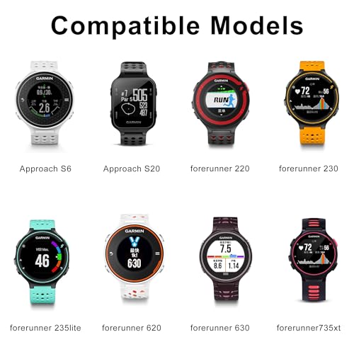 Correa elástica de nylon compatible con Garmin Forerunner miniatura 4