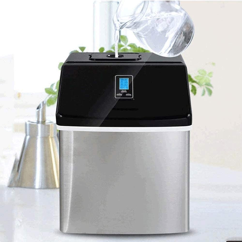 Portable Ice Maker Countertop - Ice Cube Maker Machine Make 25 Kg Ice In 24 Hrs 2.2 L Tank Machine For Kitchens Bars Parties on Fridge.com - View 3