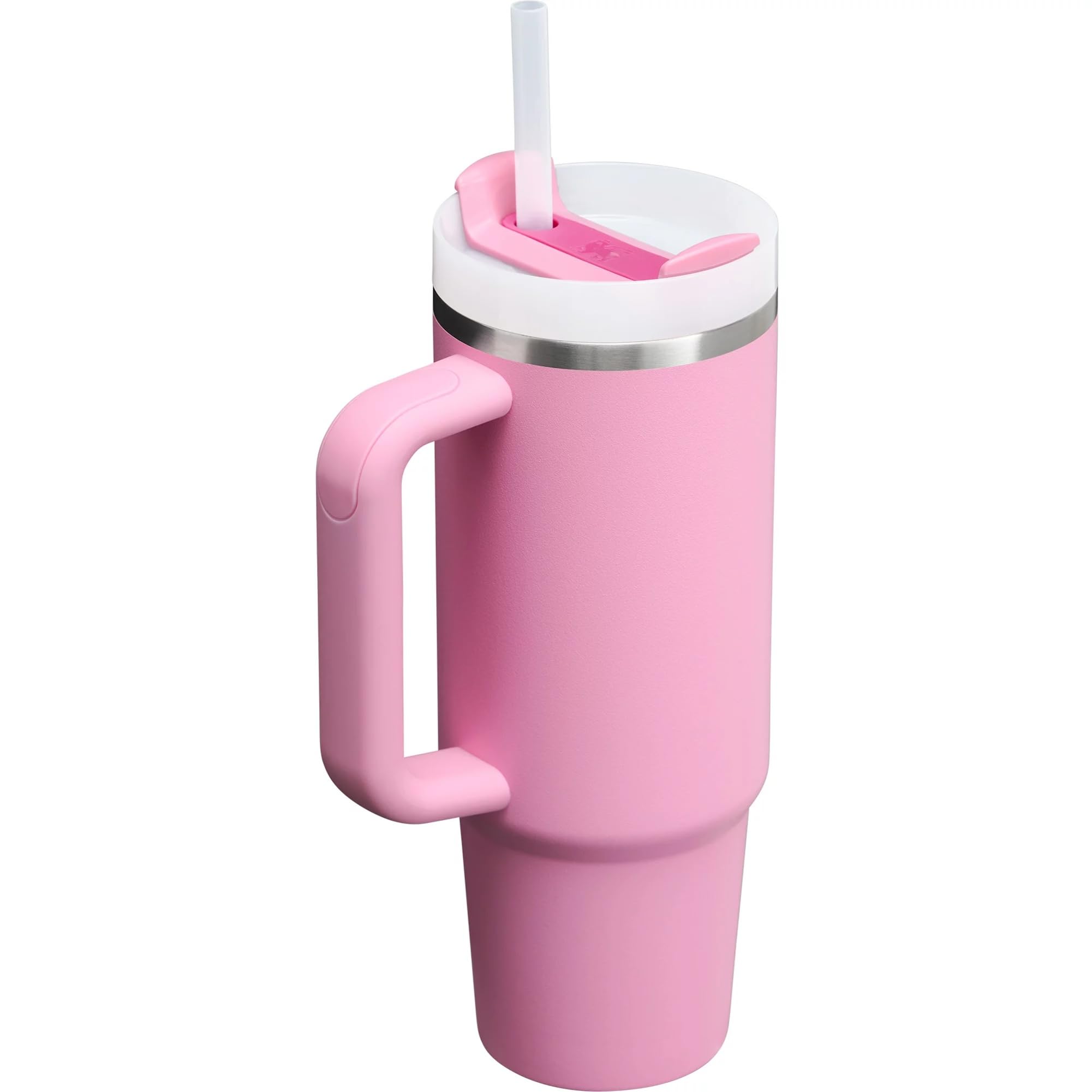 Amazon.com | STANLEY Quencher H2.0 FlowState Stainless Steel Vacuum  Insulated Tumbler with Lid and Straw for Water, Iced Tea or Coffee (Deep  Purple, 40 oz) (Peony, 40 oz): Tumblers & Water Glasses
