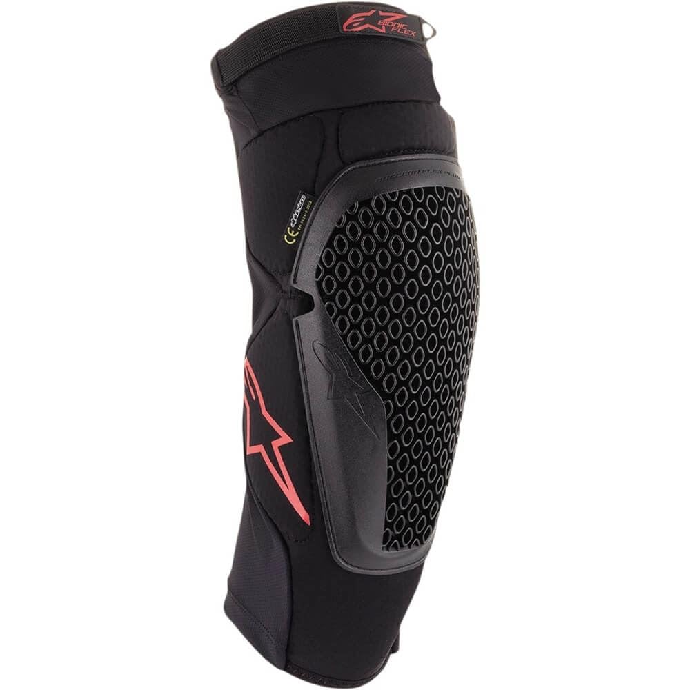 Alpinestars Bionic Flex Knee Guards, Black/Red