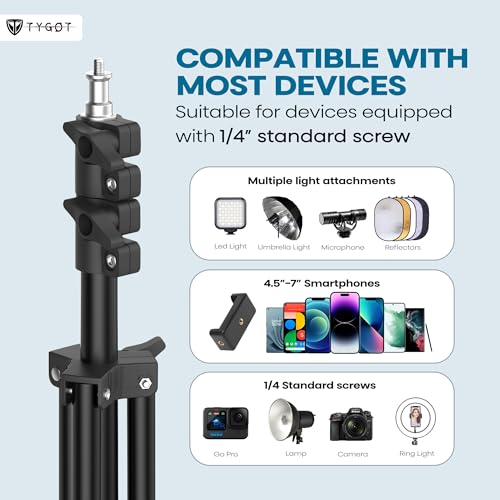 Tygot 84 Inch Lightweight Tripod - Image 4 of 8