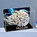 Acrylic Display Case for Lego 75192 Millennium Falcon, Dustproof Box, Storage Box, Transparent Box, Display Box Compatible with 75192 (Box Only) (3mm Painted Background)