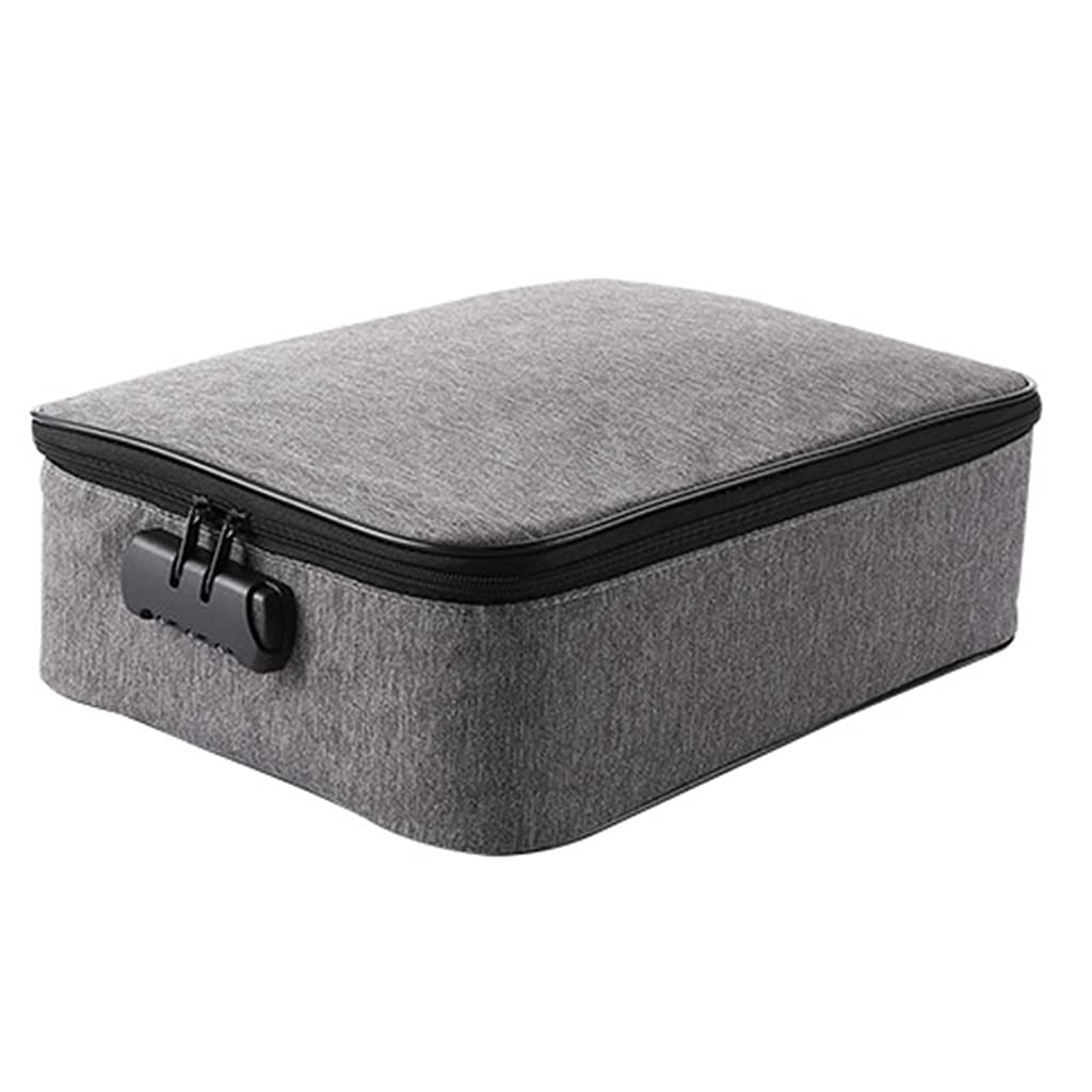 JFGCTYHXY Document organiser, Document Holder with Zipper, File Organizer Bags for Work, Home Organization and Storage(Grey)