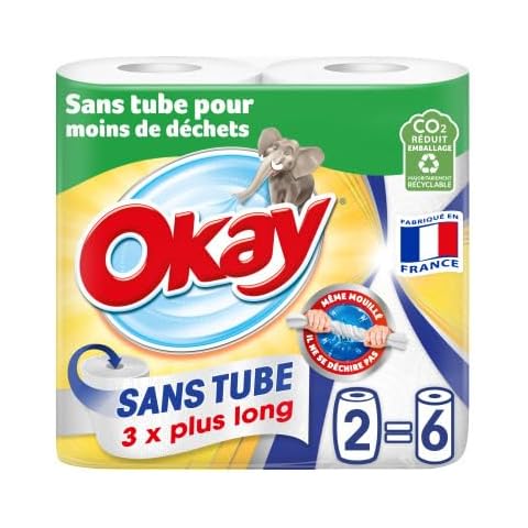 Okay Essuie-Tout Blanc Cover