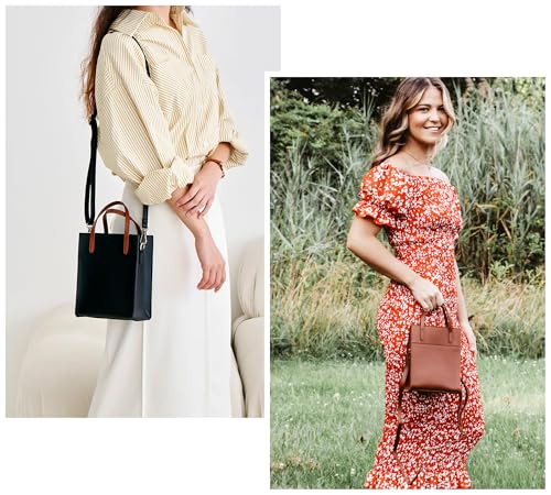 Bolso mini vintage de cuero vegano para mujer miniatura 2