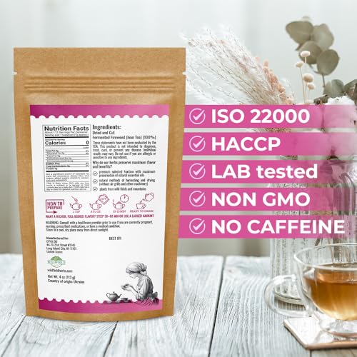 Image of 4 oz Siberian Fireweed Tea Herbal Ivan Tea Blooming Sally (Chamerion Angustifolium) Ivan Chai Bulk Loose Leaf Herb Epilobium Angustifolium - 113g (4 oz)