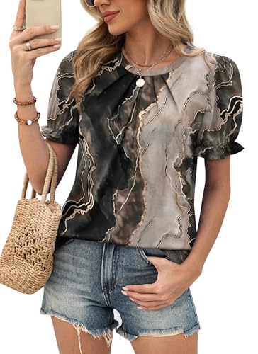 Save 36% on OFEEFAN Women's Puff Sleeve Blouse - Code Q5K2JT8D - Image 2