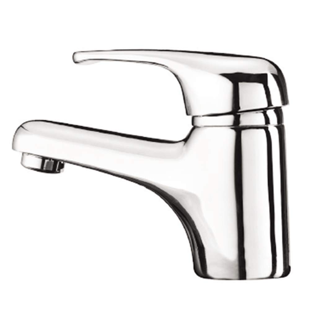 Danube Home Milano Queen Wash Basin Mixer With Pop Up Waste, Silver - 112 x 116 mm