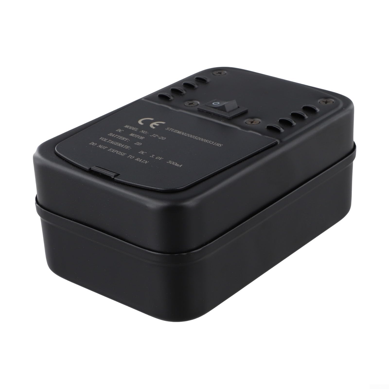Akku-Rotisserie-Motor, 15 x 10 x 6,5 cm, batteriebetriebener Grillmotor mit leisem Betrieb und tragbarem Design für Outdoor-Grillbegeisterte