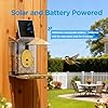 Smart Bird Feeder with Camera Solar Powered,4K Camera for Outdoors,No Subsciption,UHD Video for Live Stream,Identify10,000+ Birds with AI,Instant Alerts,Elderly-Friendly,No WiFi Needed #3