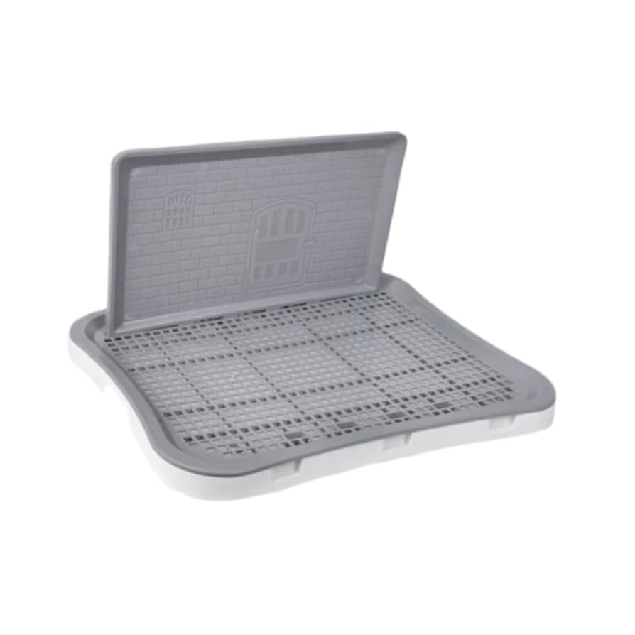 Vassoio Addestramento Cani Da Parete - WC Per Interni, Design A Rete, Facile Pulizia, 51x39.5 Cm - Foto 9