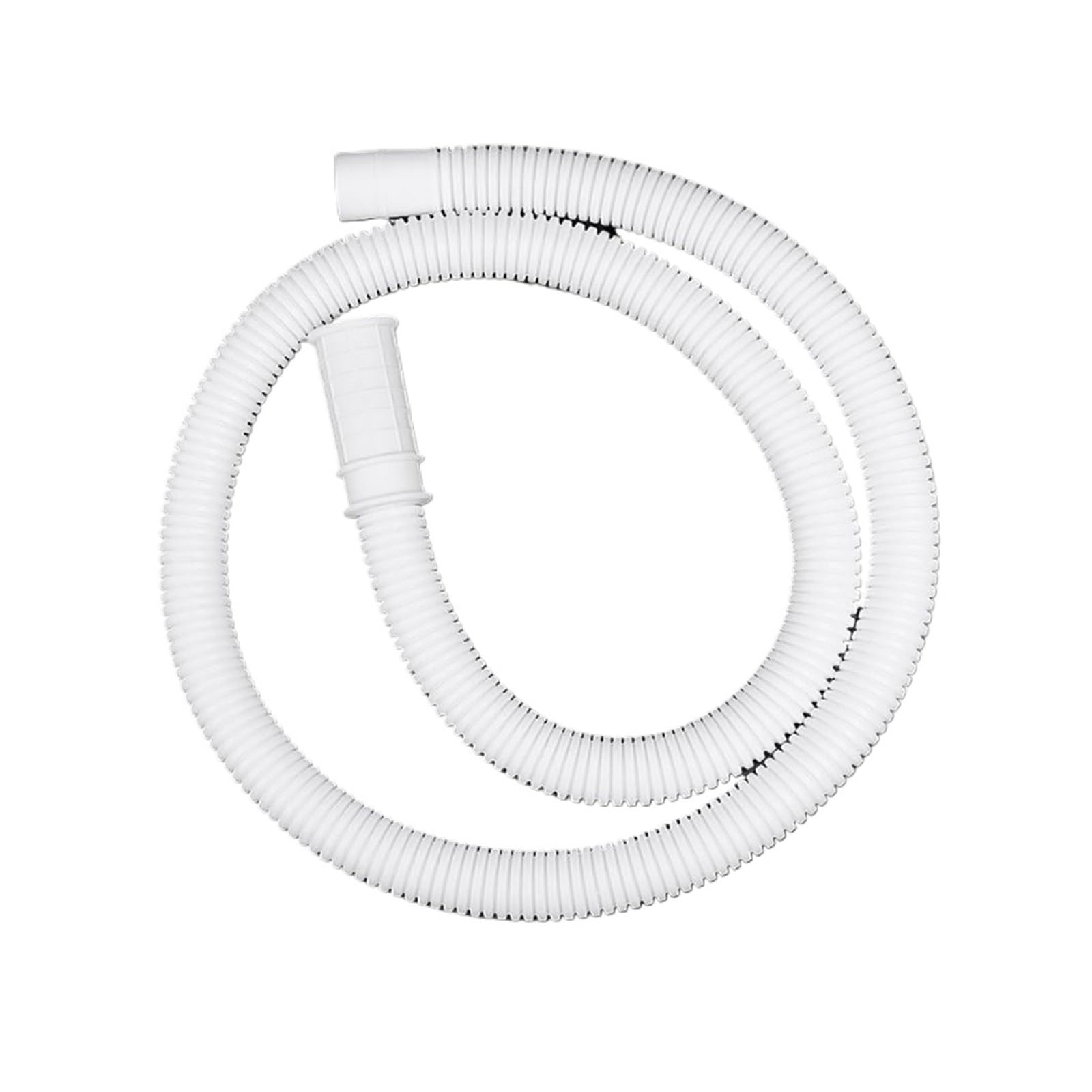 Manguera de drenaje para lavadora que repara fugas de agua y tubo flexible de PP blanco de 1m