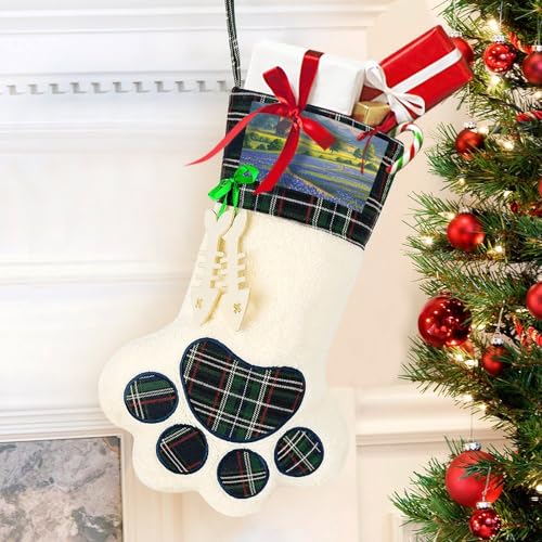 Calcetín de Navidad personalizado ideal para decoración 7
