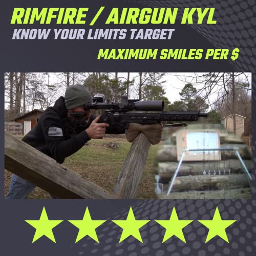 Shootingtargets7 Ar500 Steel Spinning Targets - For Shooting Or Plinking With 22Lr Rimfire Airgun Pellet Guns 22 Plinking Target Know Your Limits Target Rimfire Targets #TOP3