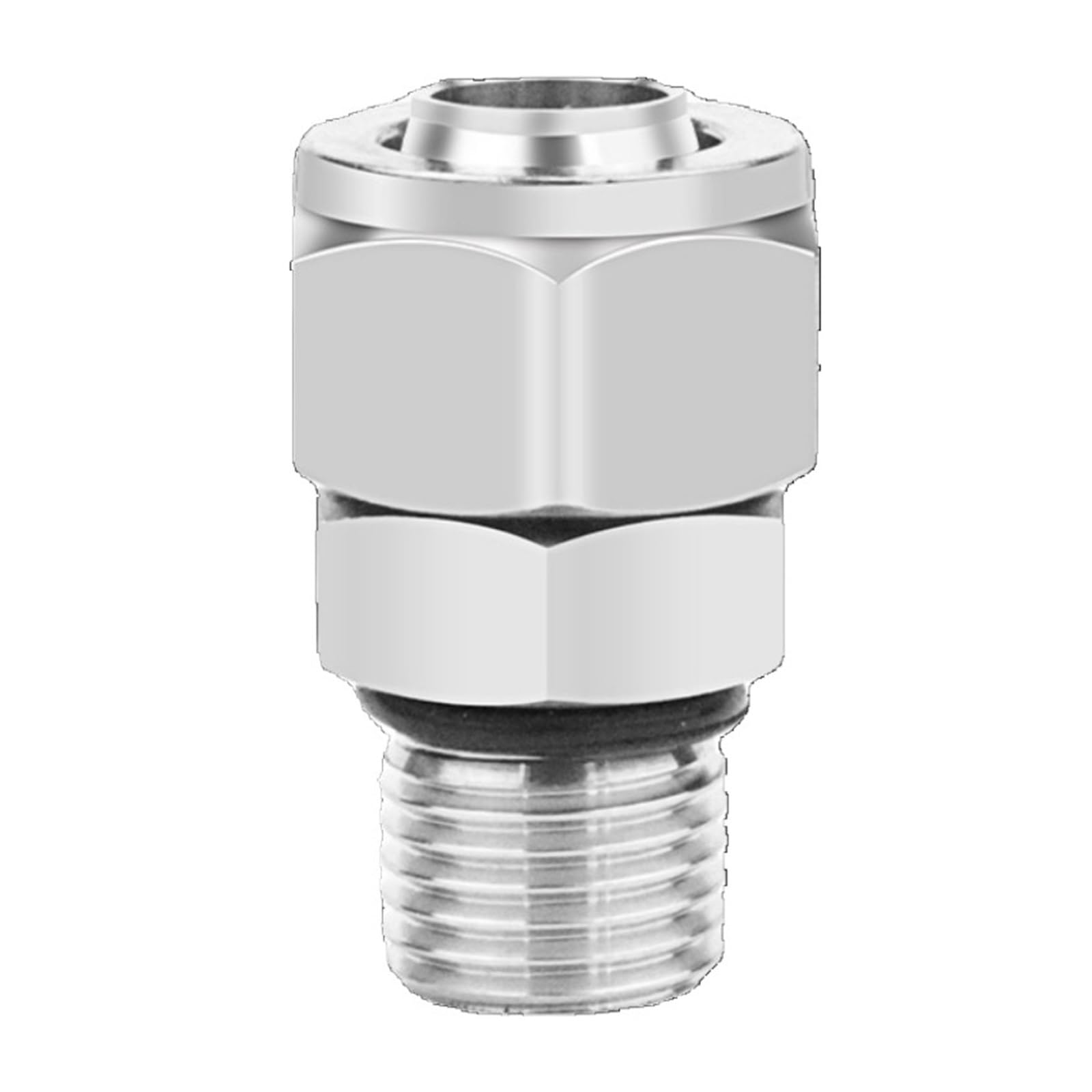 Złączka konwersyjna ze stali nierdzewnej 4 6 8 10 12 14 16 mm do węża szybkozłączka 1/8" 1/4" 3/8" 1/2" 3/4" męska ze stali nierdzewnej do przewodów pneumatycznych (PC, 12X8MM_M5)