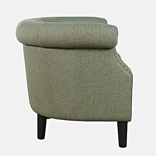 Sillón Barril Curvo Verde Salvia miniatura 5