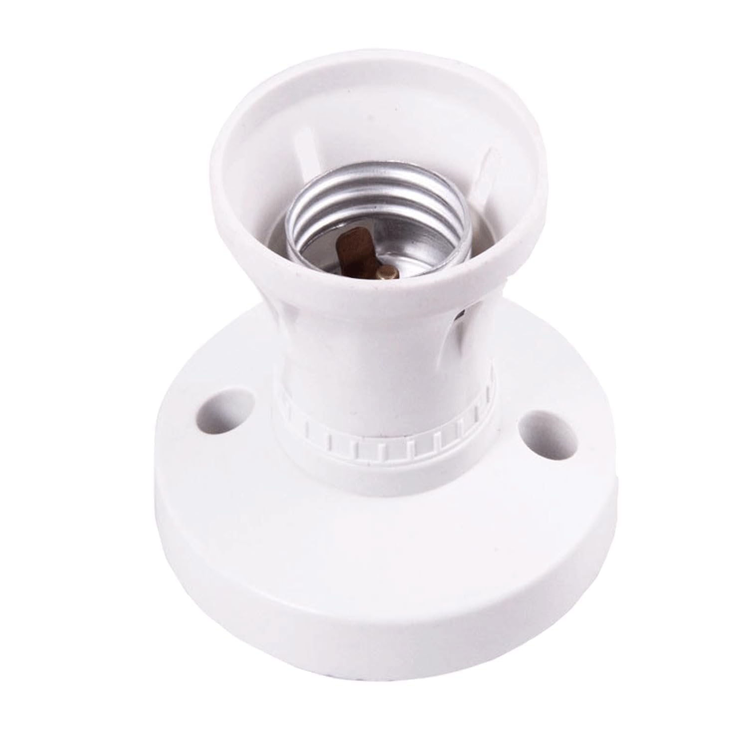 FBBEVWBK E27 Lamp Base Sockets Converter, E27 Lamp Holder, Screw Light Bulb Socket Holder, Light Socket Lamp Fitting, for Ceiling Pendant