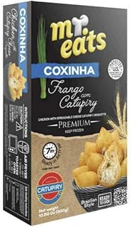 Coxinha Brasileira de Frango c/Catupiry Mr. Eats 300g | Pack of 2x300g | Brazilian fried chicken balls with cheese | Brazil in Texas | Bundle