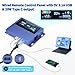 2500w Pure sine Wave Inverter DC 12V to AC 110V/120V Converter, 5000w (Peak) with LCD Display, Wireless/Wired Remote Control, 4AC outlets and 4USB.Ideal for Camping, RV Travel, Off-Grid Solar Systems