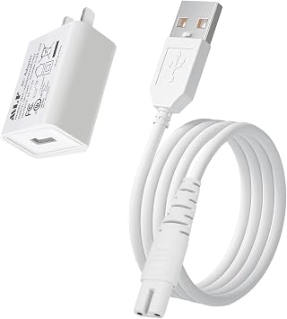 USB Charging Cable for Water Flossers, Portable Cordless Oral Irrigator Replacement Charger for Nicwell, Fairywill, Aquasonic, Nicefeel, Oralfree, INSMART, TUREWELL, Yafex, Zerhunt, Tovendor, 4.1FT