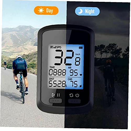 NIDONE Fietscomputer G + Draadloze Snelheidsmeter English Codetafel met Mount Extended Backet Cadans Hartslag - Image 3