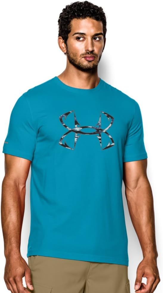 Under Armour Mens UA Hook Logo Tee Deceit/Elemental (El Tigre Camo) LG